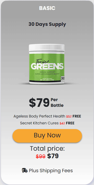 tonic greens 1 bottle